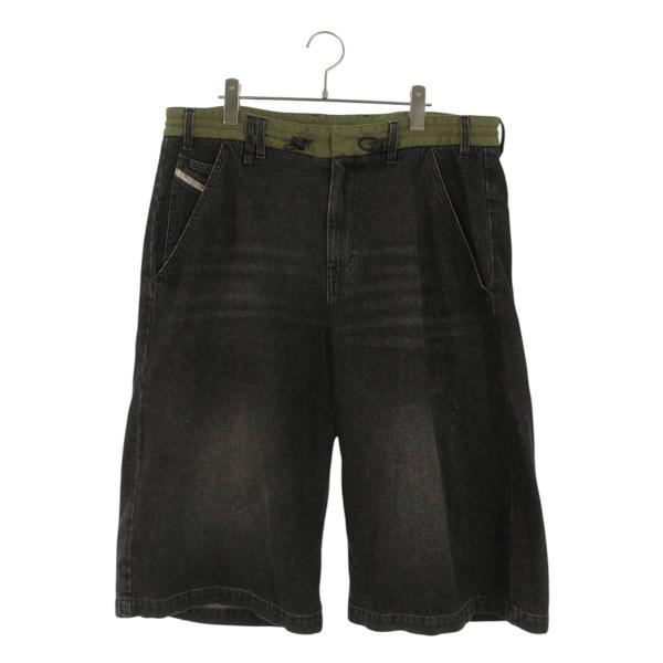 【正規品】美品 即完売 DIESEL D-ANDRE-SHORT-S デニム D-ANDRE-SHORT-S Loose bermuda shorts in denim and nylon