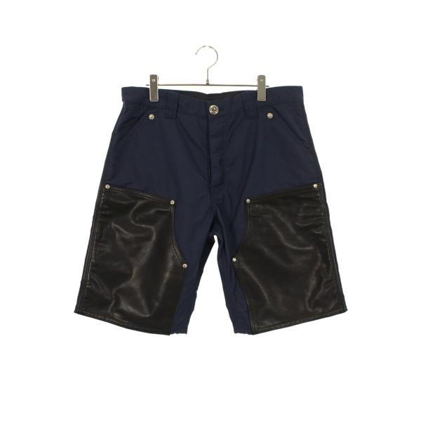 さらにもっと値下げしました！クロムハーツ　クロスパッチハーフパンツ CHROME HEARTS（クロムハーツ） ハーフパンツ サイズ:33インチ クロス