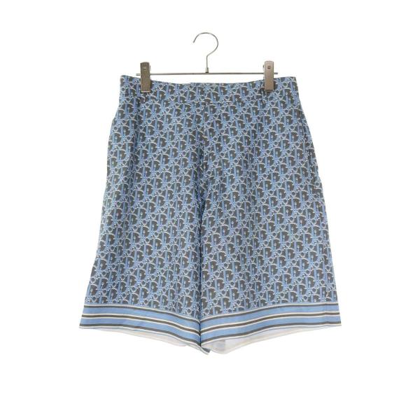 ディオール サイズ:44  013C121A4751 オブリーク総柄シルクハーフパンツ 中古 SB01 ディオール サイズ:44 013C121A4751 オブリーク総柄シルクハーフパンツ