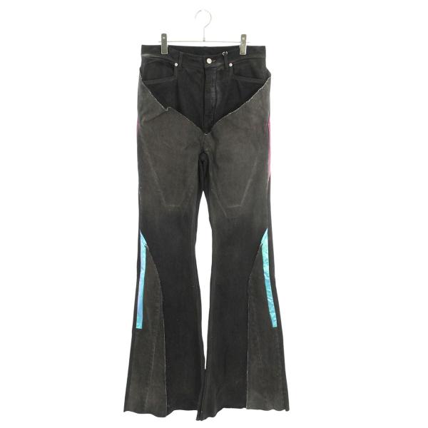リックオウエンス サイズ:32インチ  RR01C4301-COMBO1 切替ブーツカットデニムパンツ 中古 SS13 Rick Owens（リック・オウエンス） デニムパンツ RR01C4301-COMBO1
