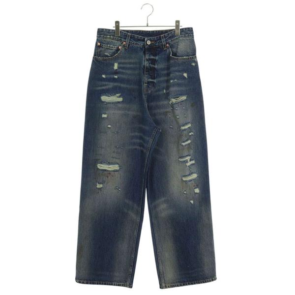 ヴェトモン  25SS  UA66PA590N ダメージ加工デニムパンツ メンズ 30 VETEMENTS（ヴェトモン） VETEMENTS 25SS UA66PA590N サイズ:30