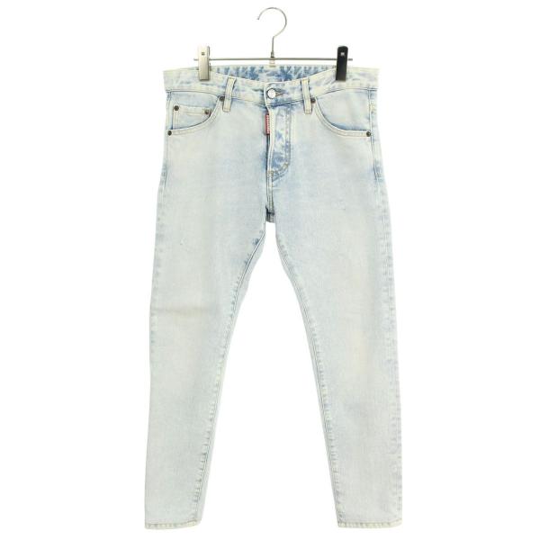 ディースクエアード サイズ:44  S71LB0279 CLEMENT JEAN ダメージペンキ加工スキニーデニムパンツ 中古 BS99 ディースクエアード サイズ:44 S71LB0279 CLEMENT JEAN ダメージペンキ