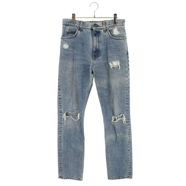グッチ サイズ:32インチ  623953 XDBFM ダメージ加工ブリーチドリップドオーガニックデニムパンツ 中古 BS99 rinkan_10831-250802-0236