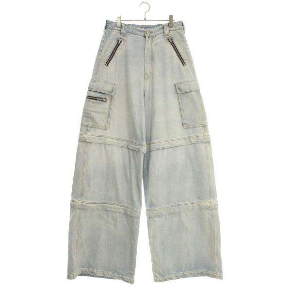 ヴェトモン  23SS  UE63PA335L トリプルジップアップバギーデニムパンツ メンズ 29インチ VETEMENTS（ヴェトモン） サイズ:29インチ 23SS UE63PA335L トリプル