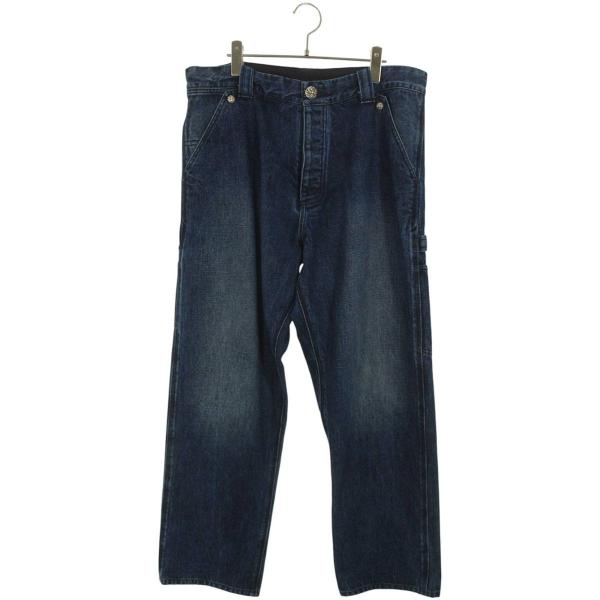クロムハーツ サイズ:34インチ  DENIM CARPENTER V2 カーペンターデニムパンツ 中古 SJ02 CHROME HEARTS（クロムハーツ） デニムパンツ サイズ:34インチ DENIM