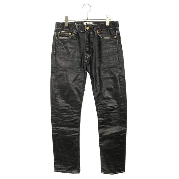 エイティーズ サイズ:30/34 CYPRESS TAR コーティングストレートデニムパンツ 中古 BS99