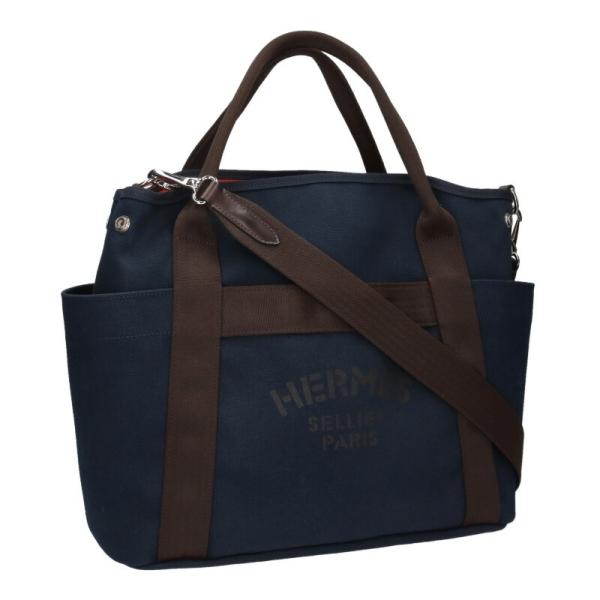 Hermes ショルダー、キャンパストートバッグ HERMES（エルメス） トートバッグ サックドパンサージュ D刻印 トワリ