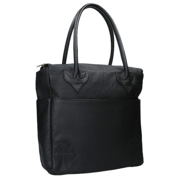 CHROME HEARTS（クロムハーツ） TOTE 4POCKET クロスパッチ付きレザー