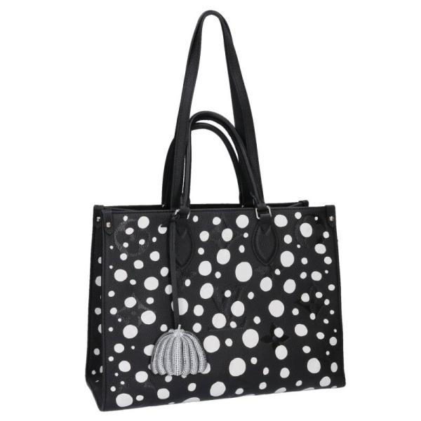 ルイヴィトン サイズ:MM  M46389 オンザゴーMM ドットデザイン2WAYレザーハンドバッグ 中古 SS13 LOUIS VUITTON（ルイ・ヴィトン） ハンドバッグ サイズ:MM M46389