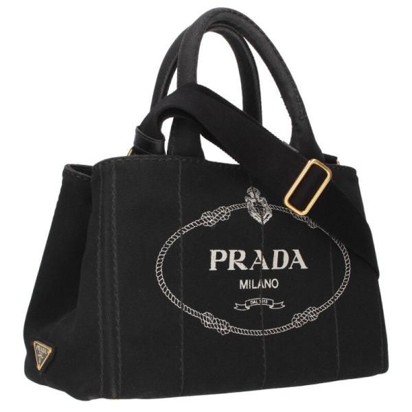 PRADA プラダ カナパ 2way PRADA（プラダ） ハンドバッグ カナパ ロゴキャンバス2WAYハンドバッグ