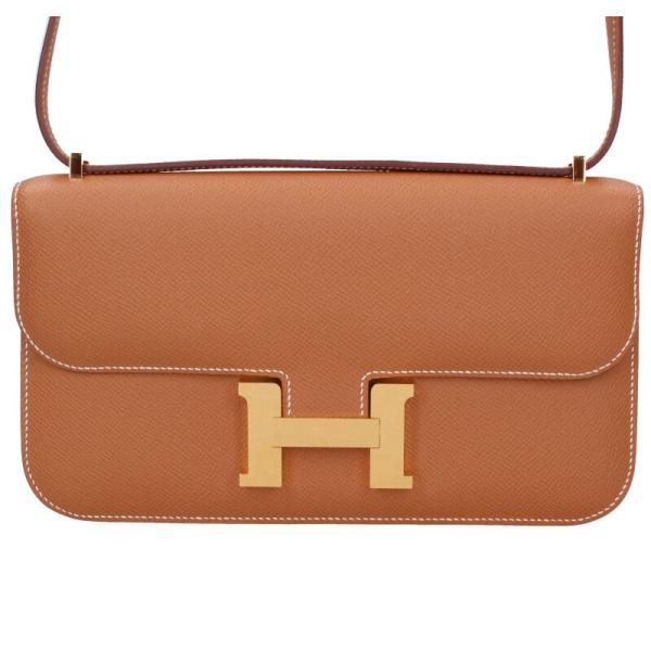 エルメス   コンスタンスエラン W刻印 G金具レザーショルダーバッグ 中古 SB01 HERMES（エルメス） ショルダーバッグ コンスタンスエラン W刻印 G金具