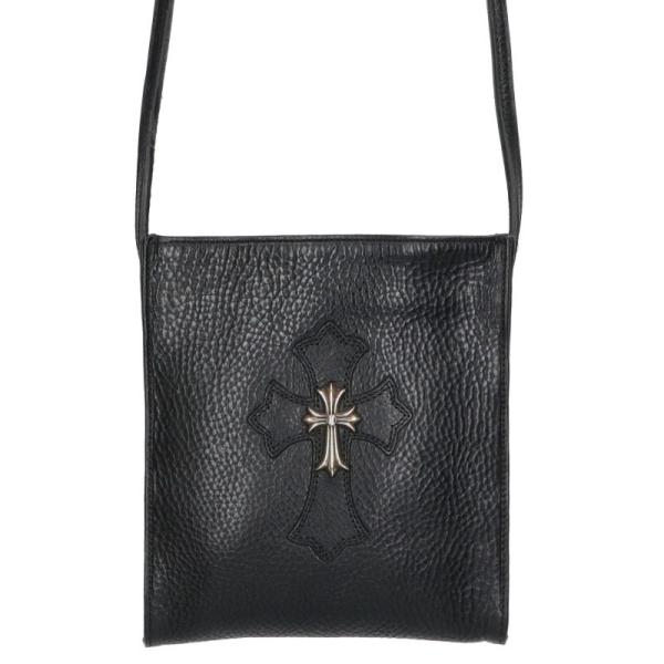 クロムハーツ CROSS BAG クロス ショルダーバッグ 楽天市場】CHROME HEARTS SMALL GYM BAG BLACK LEATHER SILVER CROSS