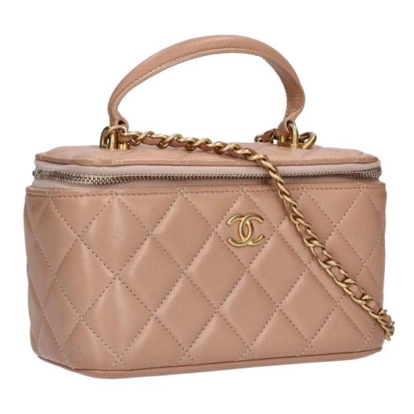 CHANEL（シャネル） AP2199 トップハンドルバニティ キルティングココ