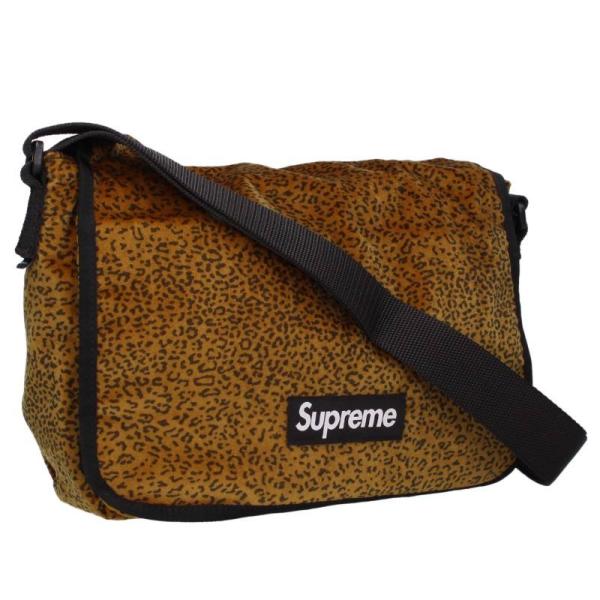 Supreme（シュプリーム） 25AW Velvet Small Messenger Bag レオパード