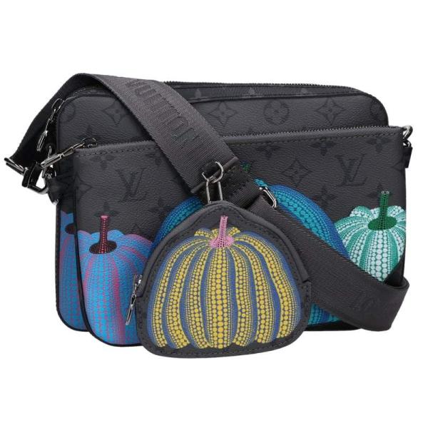 【極美品】ルイヴィトン エクリプス メッセンジャー トリオ ショルダーバッグ LOUIS VUITTON（ルイ・ヴィトン） M46435 LV×YK トリオメッセンジャー