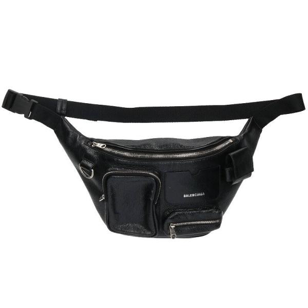 バレンシアガ ウエストバッグ 703149 Superbusy マルチポケットレザー  