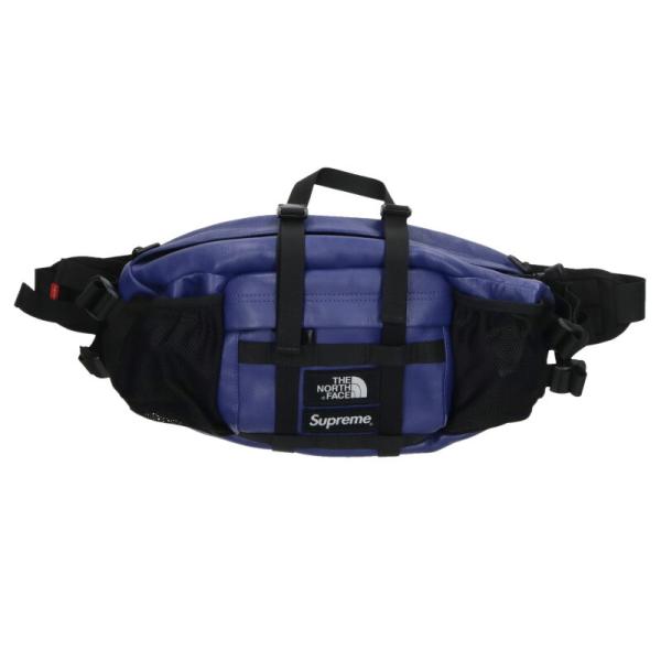 シュプリーム  ノースフェイス   18AW  Leather Mountain Waist Bag レザーウエストバッグ 中古 BS99 Supreme（シュプリーム） ノースフェイス 18AW Leather Mountain Waist