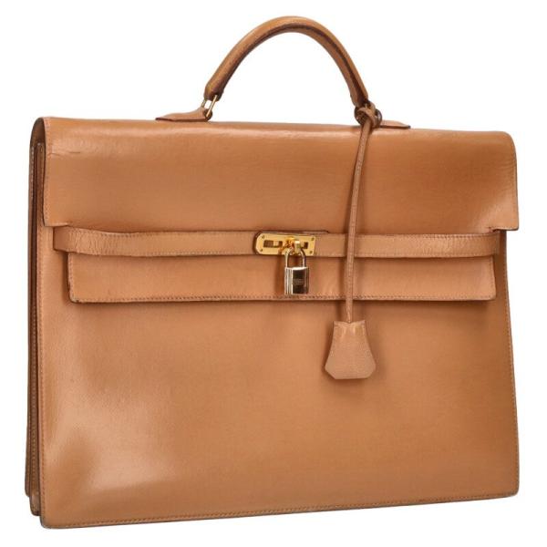 エルメス   ケリーデペッシュ38 □B G金具クシュベルレザーブリーフバッグ 中古 BS99 HERMES（エルメス） ブリーフバッグ ケリーデペッシュ38 □B G金具
