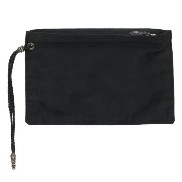 CHROME HEARTS クロムハーツ 総柄ナイロンポーチ 中古 SS07