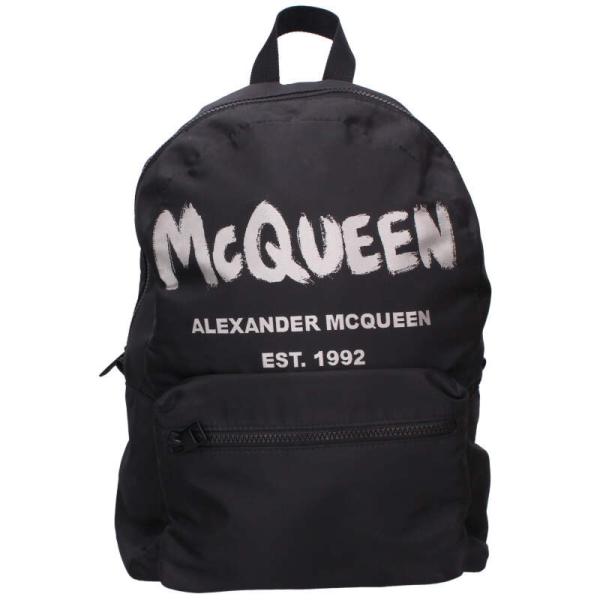 アレキサンダーマックイーン  ロゴプリントバックパック 中古 BS99 Alexander McQueen（アレキサンダーマックイーン） ロゴプリントバック