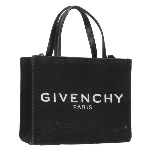 ジバンシィ  ロゴキャンパスミニハンドバック 中古 BS99 GIVENCHY（ジバンシィ） ロゴキャンパスミニハンドバック 中古 BS99