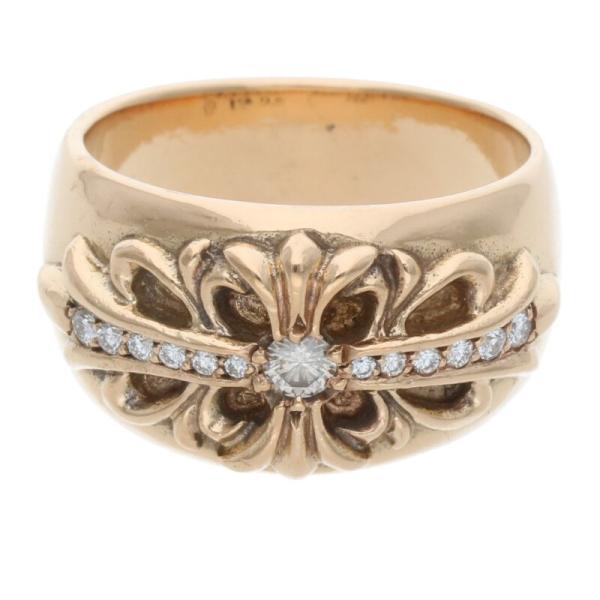CHROME HEARTS クロムハーツ リング サイズ:22号 22K FLRL CRS CHROME HEARTS クロムハーツ リング サイズ:22号 22K FLRL CRS