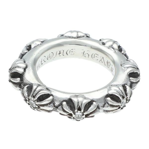 CHROME HEARTS（クロムハーツ） リング 9号 CROSS BAND DIA クロス