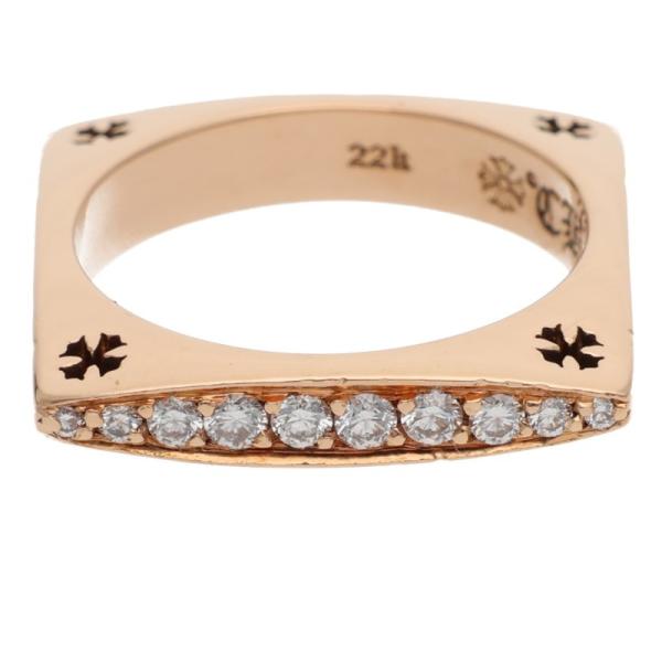 CHROME HEARTS（クロムハーツ） リング サイズ:11号 22K SQUARE CIRCLE