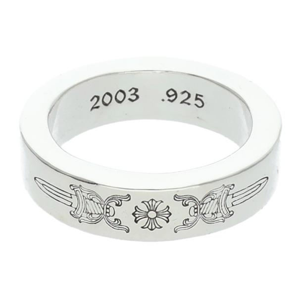クロムハーツ（CHROME HEARTS ）スペーサーリング　6mm 17号 CHROME HEARTS（クロムハーツ） リング サイズ:17.5号 6mm SPACER