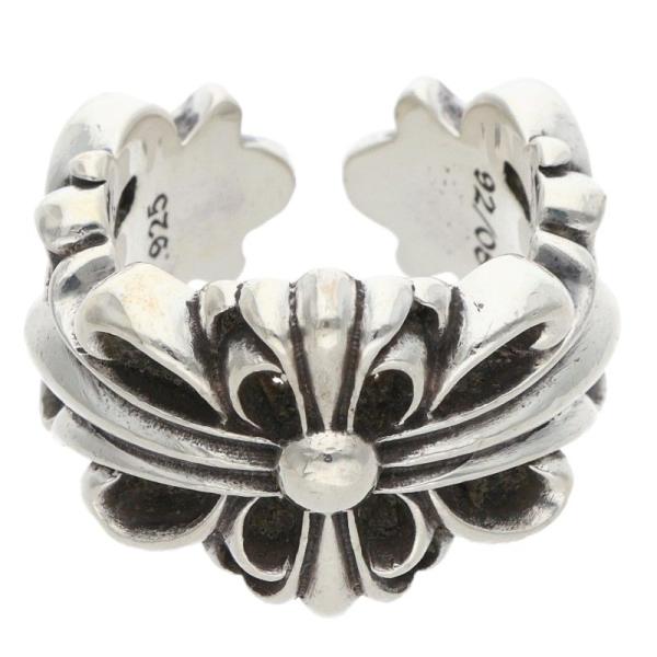 CHROME HEARTS（クロムハーツ） リング 8号 DBL FLRL CRS ダブル