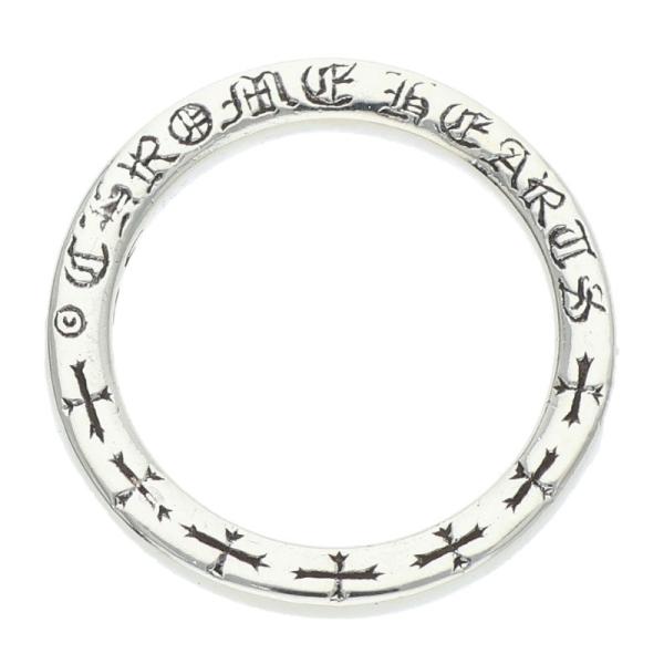 【クロムハーツ】NTFLスペンサーリング13号3MM CHROME HEARTS（クロムハーツ） リング 13号 NTFL シルバーリング 中古