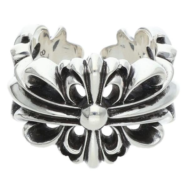 クロムハーツ ダブルフローラルクロスリング/DBL FLRL CRS 19号 CHROME HEARTS（クロムハーツ） リング 19号 DBL FLRL CRS ダブル