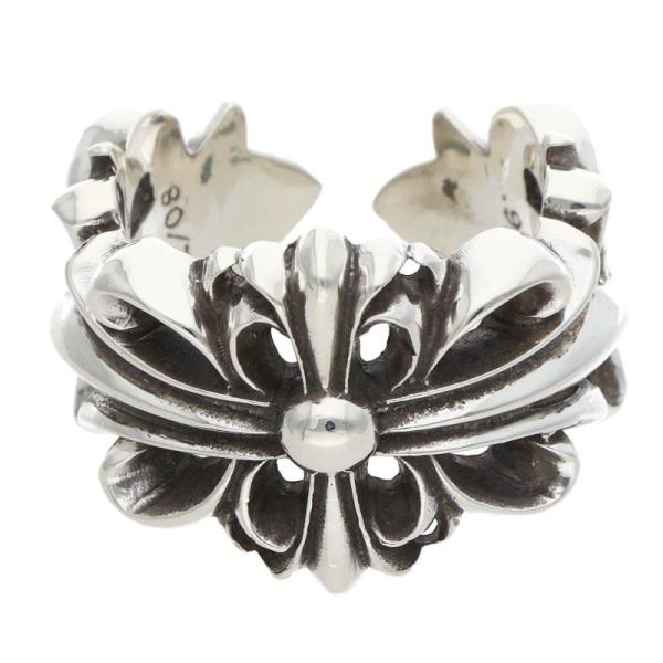 CHROME HEARTS（クロムハーツ） リング 14号 DBL FLRL CRS ダブル