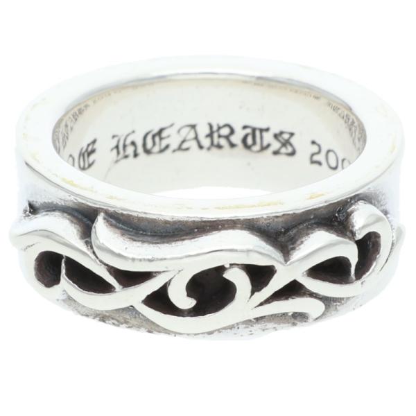 【GW最終特価　正規品 CHROME HEARTS】 ダブルナローヴァインバンド CHROME HEARTS（クロムハーツ） リング 14号 DBL NARROW VINE BAND