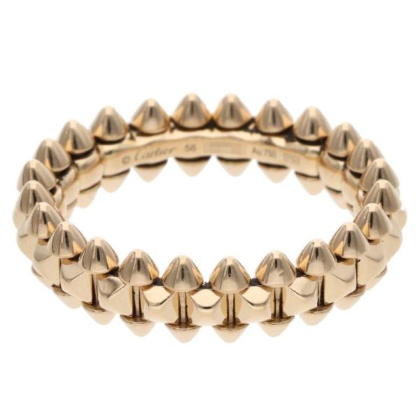 Cartier（カルティエ） 17号/58 クラッシュ ドゥ SM K18YGリング 中古
