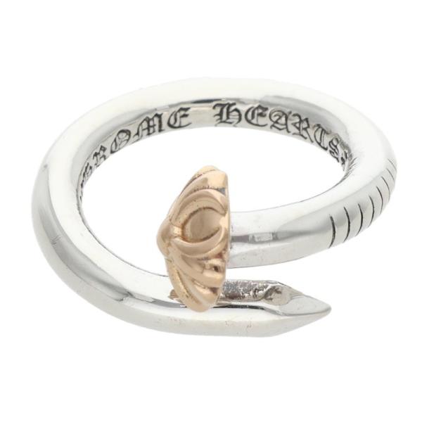 CHROME HEARTS（クロムハーツ） リング 8号 NAIL CRSBALL W GLD ネイル
