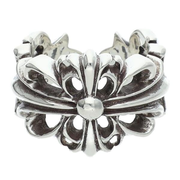 CHROME HEARTS（クロムハーツ） リング 14号 DBL FLRL CRS ダブル