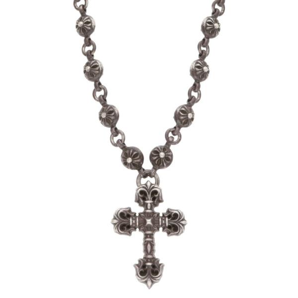 CHROME HEARTS クロムハーツ ネックレス クロスボールチェーン CHROME HEARTS クロムハーツ ネックレス クロスボールチェーン