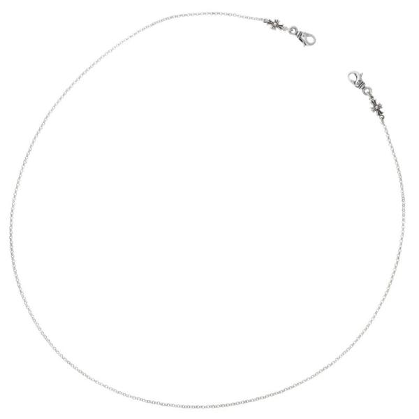 クロムハーツ  MASK ROLL-CHAIN 2 CLIP/マスクロールチェーン シルバーネックレス メンズ 30inch CHROME HEARTS（クロムハーツ） サイズ:30inch MASK ROLL-CHAIN 2 CLIP