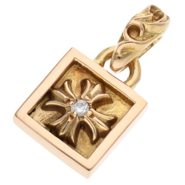 CHROME HEARTS（クロムハーツ） 22K FRAMED CH PLUS 1DIA フレームドCH