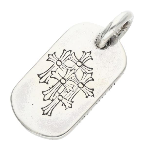 エ*ン様 クロムハーツ シルバー　ドッグタグ ペンダントトップ　CHROME H CHROME HEARTS（クロムハーツ） ネックレストップ D TAG SML スモール