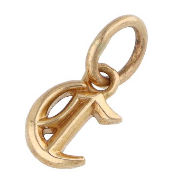 クロムハーツ 22K アルファベットスタックチャームCイニシャル CHROME HEARTS（クロムハーツ） ネックレストップ 22K STACK ALPHABET
