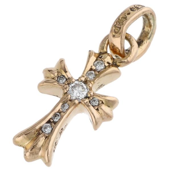 CHROME HEARTS クロムハーツ（原本無） 22K CRS BBYFAT P DMND ベイビーファット PAVE パヴェ ダイヤ チャーム ペンダントトップ ゴールド系【中古】 CHROME HEARTS（クロムハーツ） 22K CRS BBYFAT P DMND ベイビー