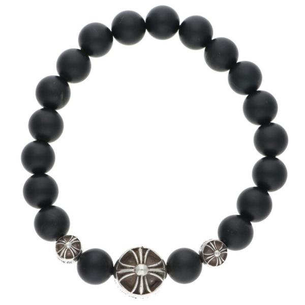 CHROME HEARTS クロムハーツ（原本無） ブレスレット BEAD 8ｍｍ オニキス ビーズ ブレスレット ブラック系【中古】 CHROME HEARTS（クロムハーツ） 8mm BEAD 8mmビーズブレス BEAD ONYX