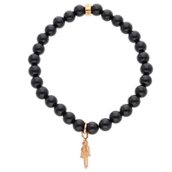 CHROME HEARTS（クロムハーツ） ブレスレット 22K 6mm BEAD スタック