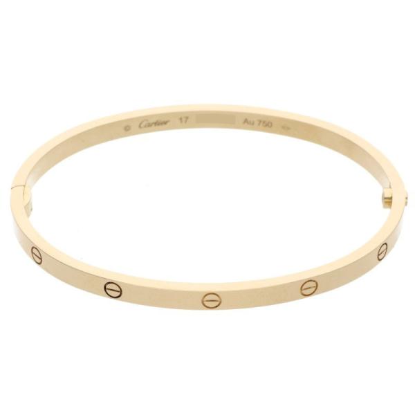 Cartier（カルティエ） サイズ:17 LOVE BRACELET SM 18KYGスモールラブ