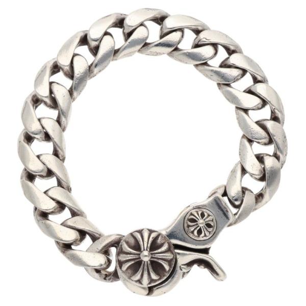 クロムハーツ  CLSC CHN LNK/クラシックリンククリップ オールドシルバーブレスレット メンズ 15LINK CHROME HEARTS（クロムハーツ） サイズ:15LINK CLSC CHN LNK
