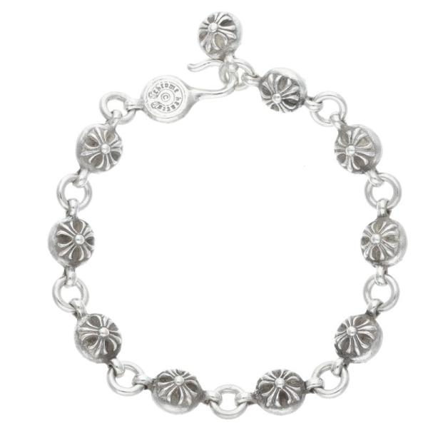 ☆最高峰☆確実正規品☆クロムハーツ☆クロスボールブレスレット#2☆ CHROME HEARTS（クロムハーツ） ブレスレット NO2 BALL #2クロスボール