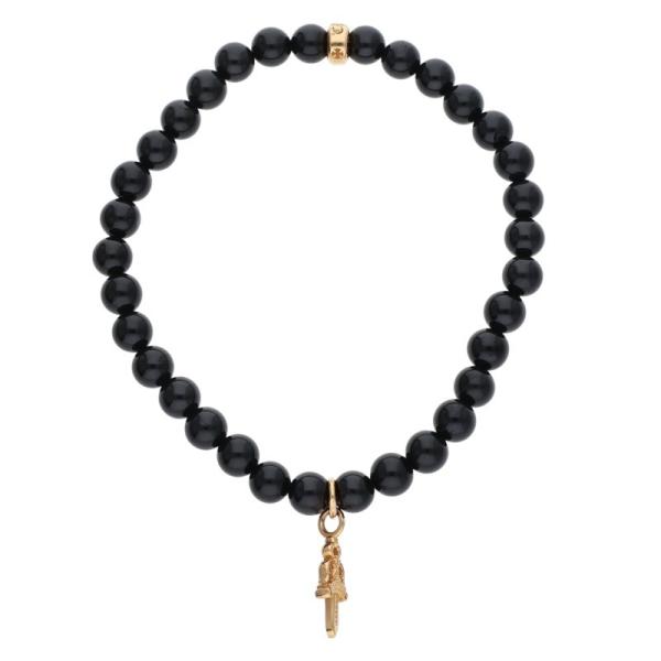 CHROME HEARTS（クロムハーツ） ブレスレット 22K 6mm BEAD スタック