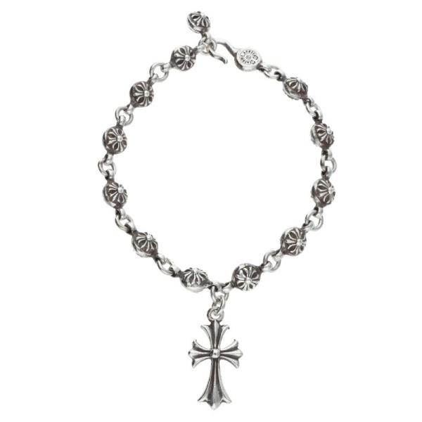 クロムハーツ #1クロスボールタイニーCHクロス シルバーブレスレット CHROME HEARTS（クロムハーツ） ブレスレット NO1 BALL #1クロスボール